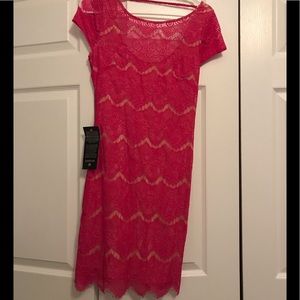 bebe women’s lace dress